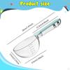 Spoon Ergonomic Handle Clear for Puppy Kitten with Scale Pet Food Measuring Cup Bag Clip