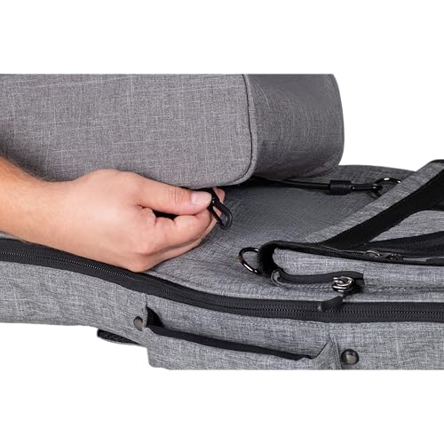 GATOR Gig Bag Extension Accessory Bag, Transit Accessory Bags Series GT-1407-GRY (for Transit GT)
