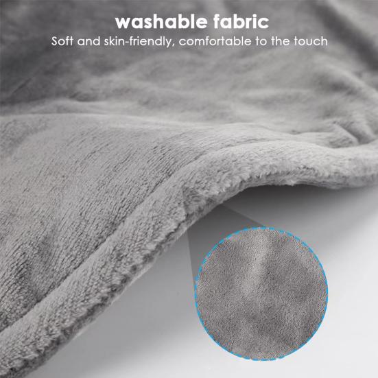 Электрогрелка, мгновенный подогрев, для шеи, плеч, спины, облегчение боли, утяжеленная электрическая грелка с проводным пультом дистанционного управления для мужчин, женщин, мам, пап