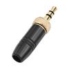 1Pcs 3.5mm Size 3.5mm Audio Male Plug DIY Microphone Cable Plug  For UWP-D21 D22 D27