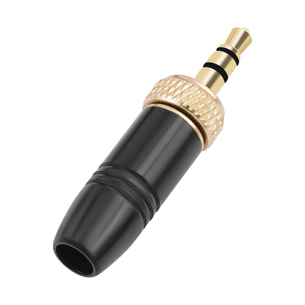 1Pcs 3.5mm Size 3.5mm Audio Male Plug DIY Microphone Cable Plug For UWP-D21 D22 D27