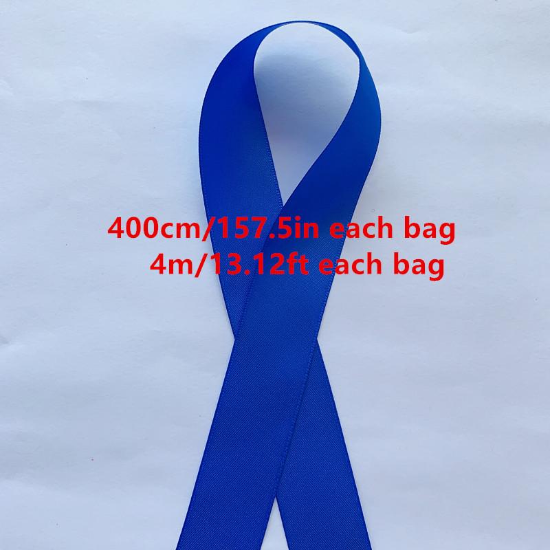 Каждая сумка шириной 4 м/13,12 фута, ширина 2,5 см/0,98 дюйма, двусторонняя атласная лента, ручная работа, отделка для шитья, ремесленная тесьма, одежда для волос, подарочная упаковка, галстук, домашний фестиваль