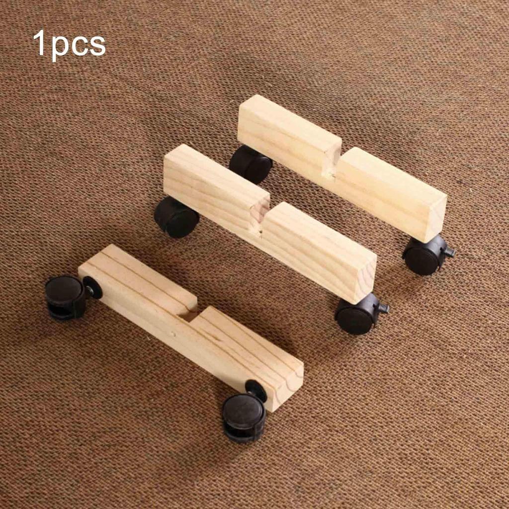 Folding Room Divider Stand Wooden Screen Feet Useful Bracket with Wheels Cut