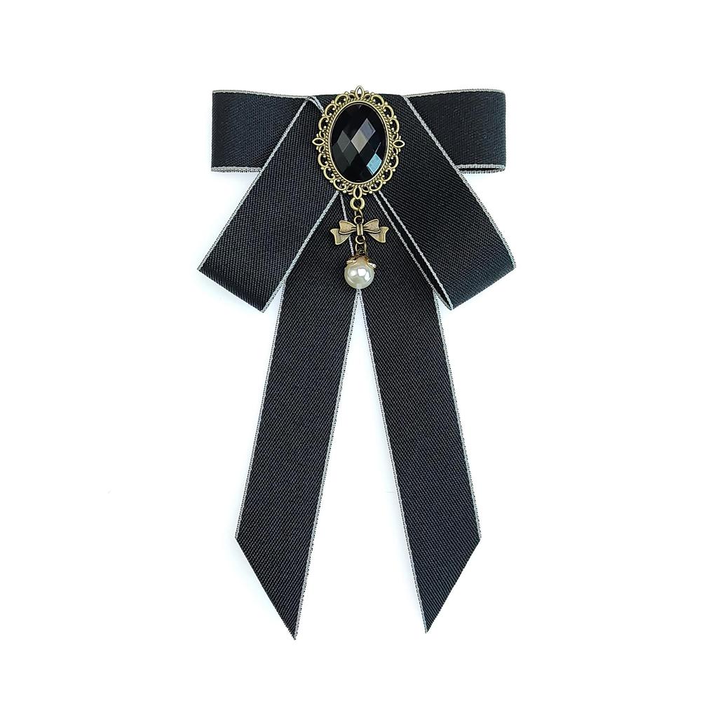 Однотонный галстук-бабочка в корейском стиле, корсаж: Ретро, Универсальный модный аксессуар для костюмных рубашек