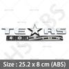 1 шт. ABS Значок-эмблема Texas Edition Логотип на задний багажник Наклейки на автомобиль Наклейка на крыло автомобиля Наклейки на заднюю дверь Аксессуары для стайлинга автомобиля