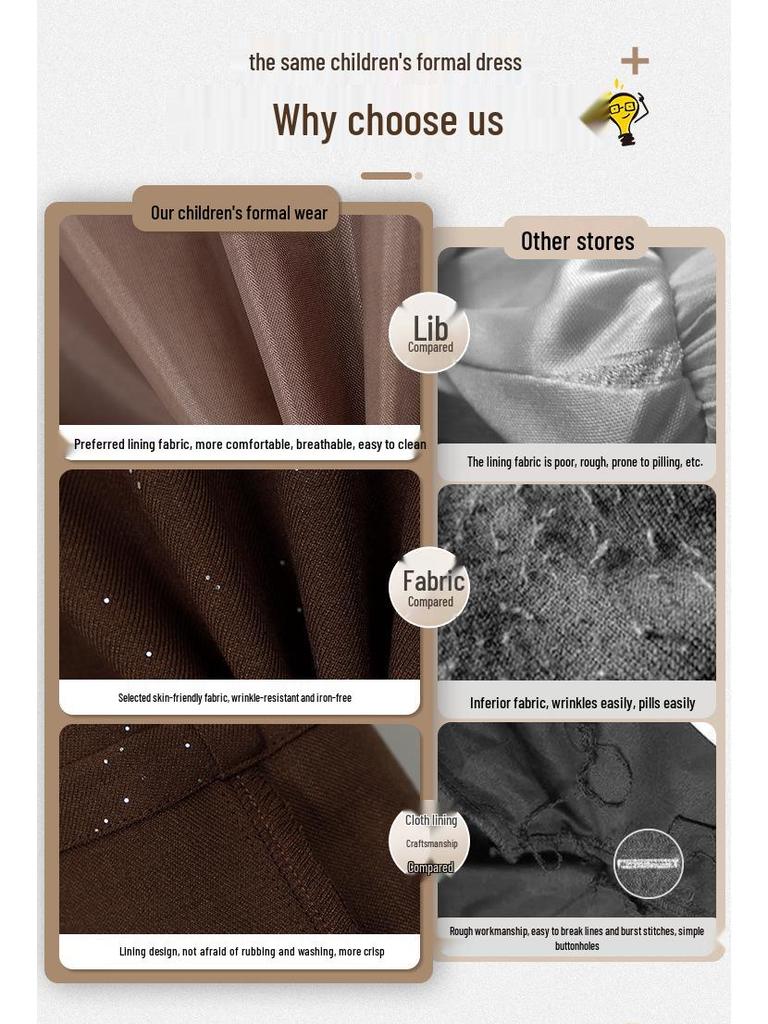 Осенний детский ханьфу костюм тан: Вышитый комплект в национальном стиле со стойкой для выступлений