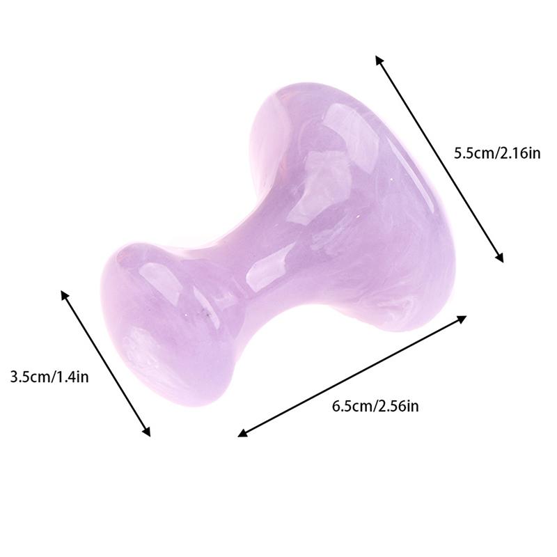 Массажер для лица Гуаша Инструмент Натуральный Грибной Смола Уход За Кожей Лица Инструмент