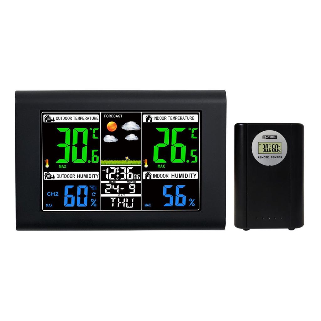 Часы с высокоточным прогнозом погоды и мониторингом температуры и влажности