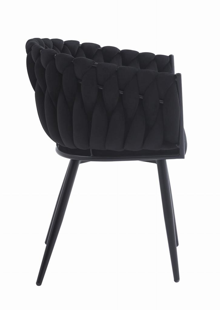 ORION chair - black velvet x 1