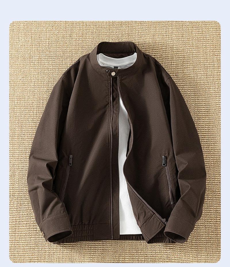 [Small stand collar] Harrington jacket men's high-end men's coat Spring and Autumn season