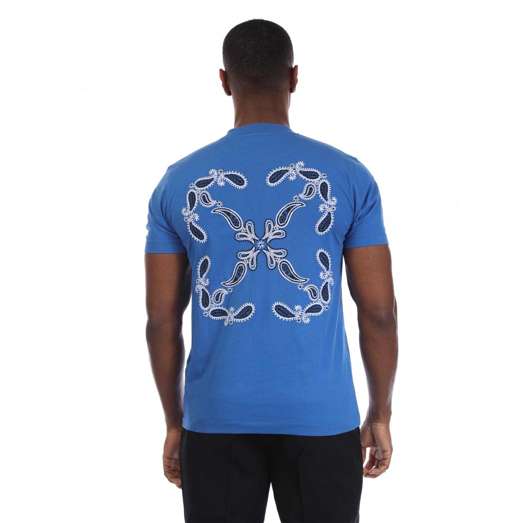 Off White Mens Arrow Bandana T-Shirt