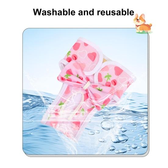 Dog Diapers Pet Physiological Pant Puppy Panties Washable Dog Underwear Breathable Pet Shorts for Female Dog In Heat