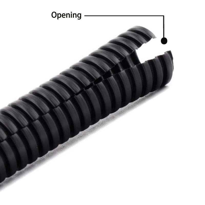Гофрированная труба 1/3 метра, 7 мм-28 мм, авто гофрированная изоляционная трубка автомобильного кабеля, жгут проводов двигателя, аксессуары для защиты электрических проводов