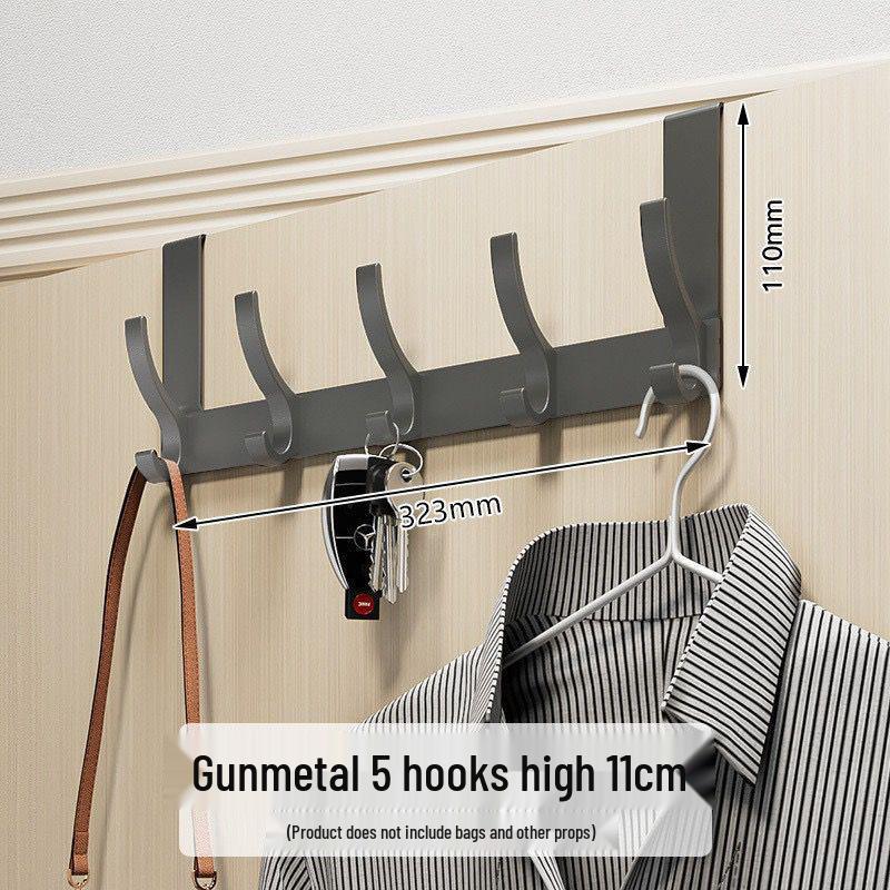 Over-the-Door No-Drill Coat Rack & Clothes Hook