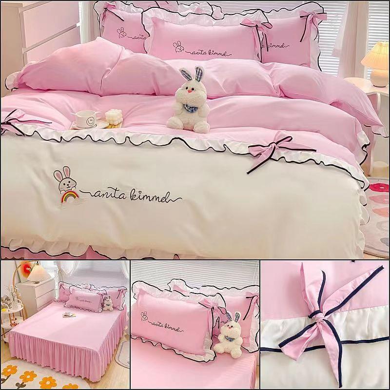 Зимний комплект постельного белья из четырех предметов из высококачественного утолщенного хлопка