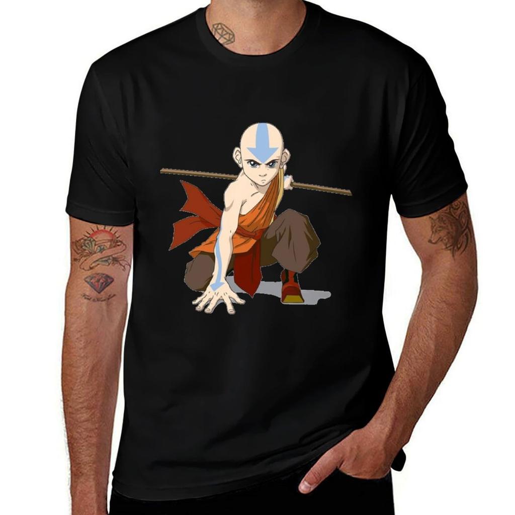 Aang T-Shirt Man T Shirt Graphic T Shirts for Man Graphic Vintage T-Shirt