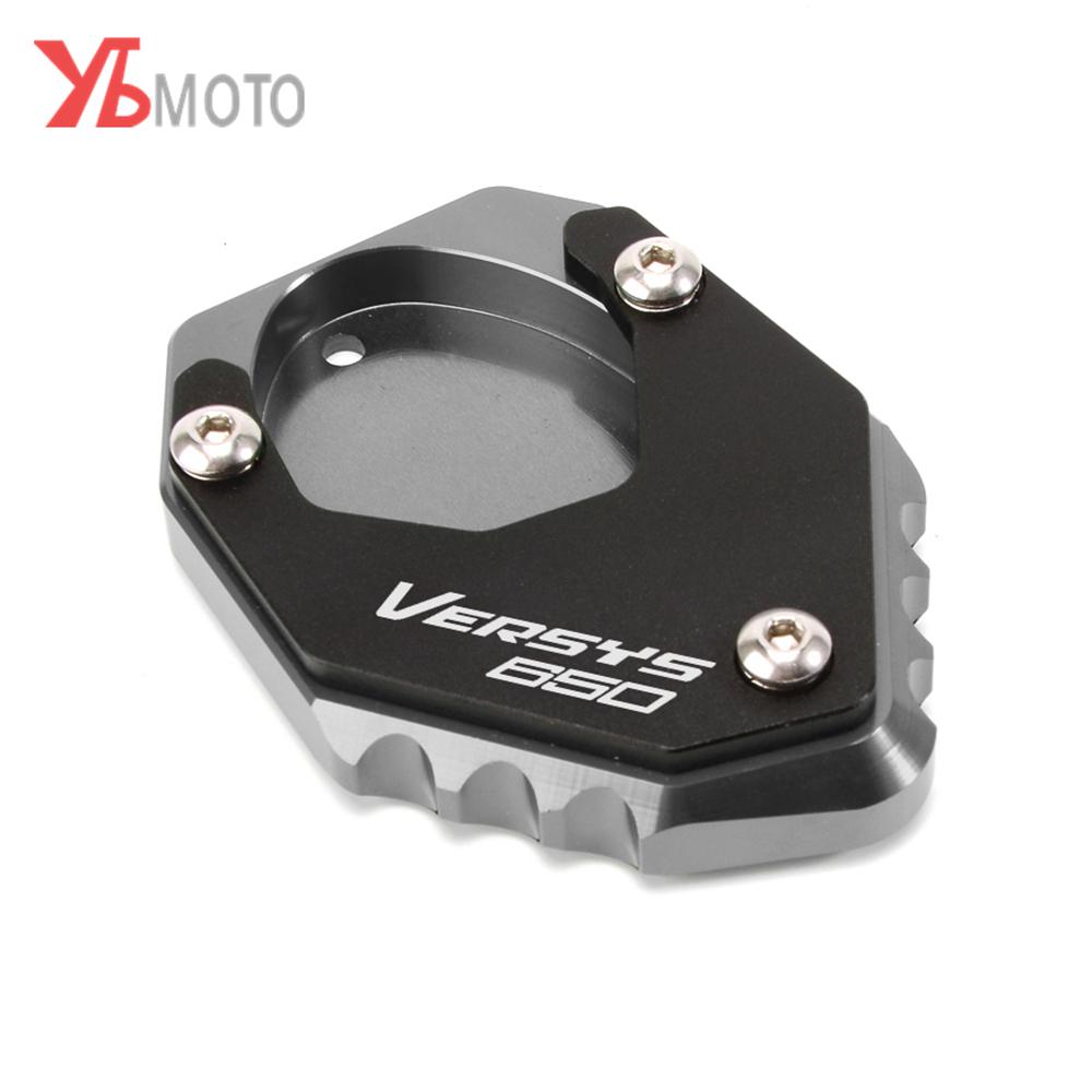 Подходит для KAWASAKI VERSYS 650 Z400 NINJA 400 2022, алюминиевая подставка для мотоцикла, увеличительная боковая подставка для мотоцикла, удлинитель с