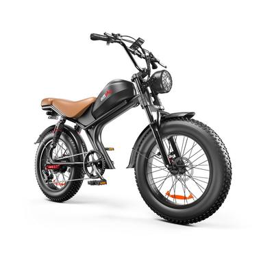 Emoke C93 48V 20AH съемная батарея 20 * 4,0-дюймовая шина гидравлический тормоз 7 скоростей 50 км/ч городской электровелосипед