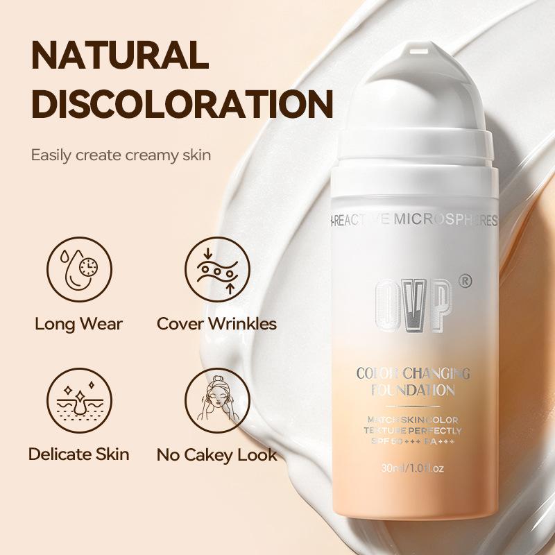 OVP Color Changing Foundation Lightweight Concealer Long-Lasting Non-Caking