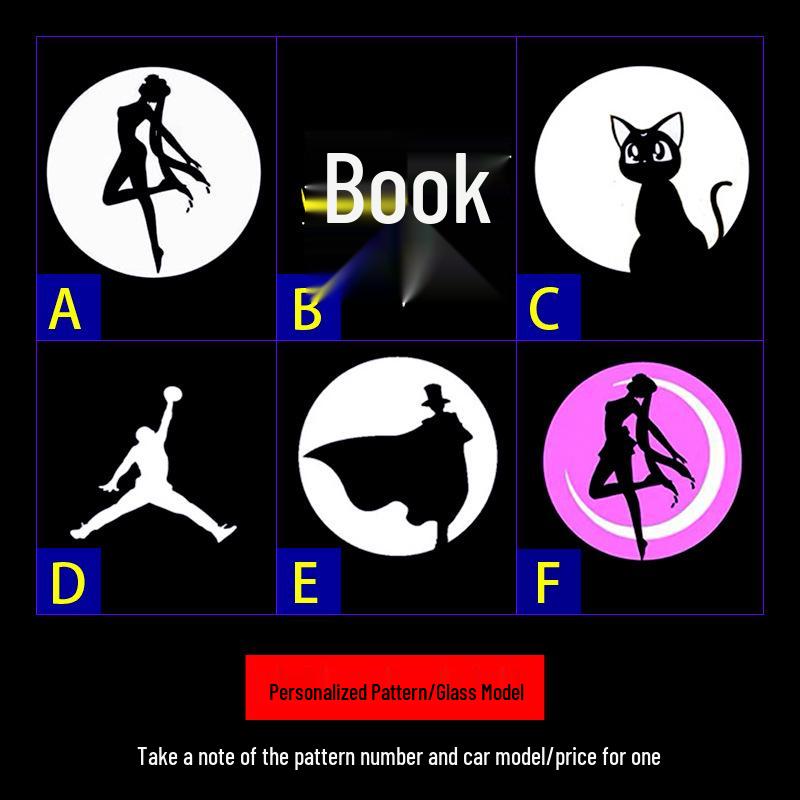 Приветственная подсветка NIO для EC6/ES6/ES8 - Атмосферная лазерная проекция на дверь автомобиля и подсветка земли для украшения