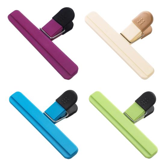 Зажимы для пищевых пакетов, сверхмощные зажимы для пакетов с чипсами для кухонных закусок, овощей, фруктов, прочный герметичный зажим для хранения продуктов питания