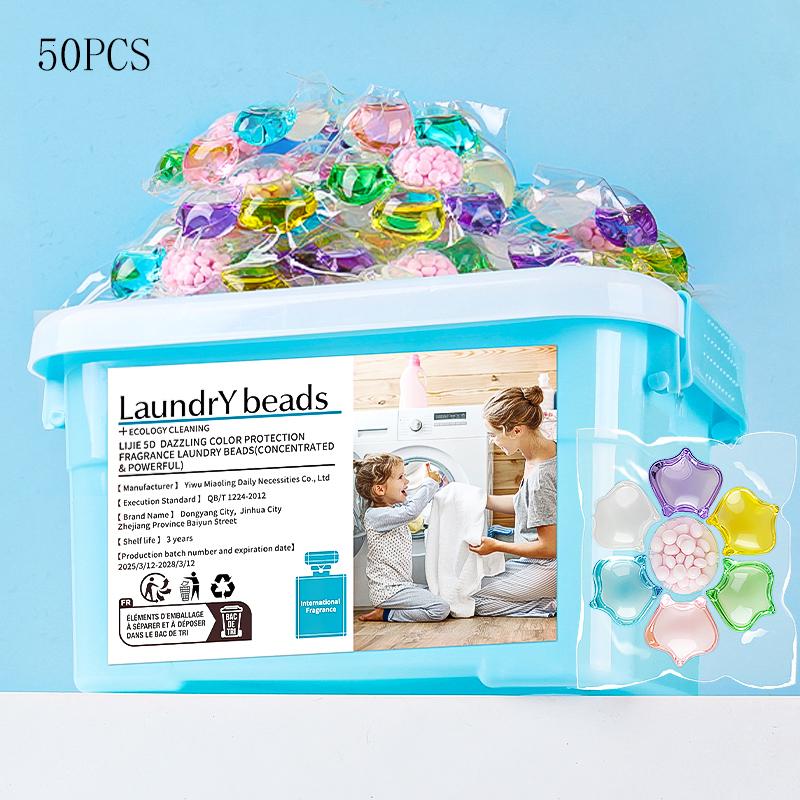 30-50 штук стиральных капсул 7-в-1, ароматические капсулы, незаменимые для дома, квартир и университетских общежитий