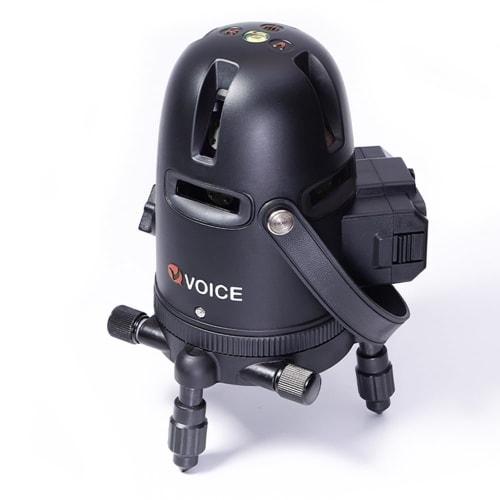V VOICE Laser Level, Full Line Laser R8, Manufacturer, Full Line Projection Model, Remote Control Via App, Touch Switch, Black