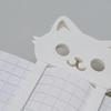 Jijijing 3D-печатная закладка-кошка, устойчивый зажим для книги, нелегко слетает, не царапает, практичная отметка для чтения в качестве аксессуара