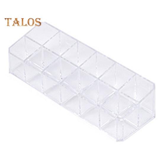 Органайзер для блеска для губ, большая емкость для хранения классификаций, 4 ряда, практичная сетка 12/18/36, подставка для помады, коробка для хранения глазури для макияжа