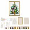 1 Set Gem Art Christmas Tree Art Kit Jeweled Tree Decoration Kit  Christmas Crafting