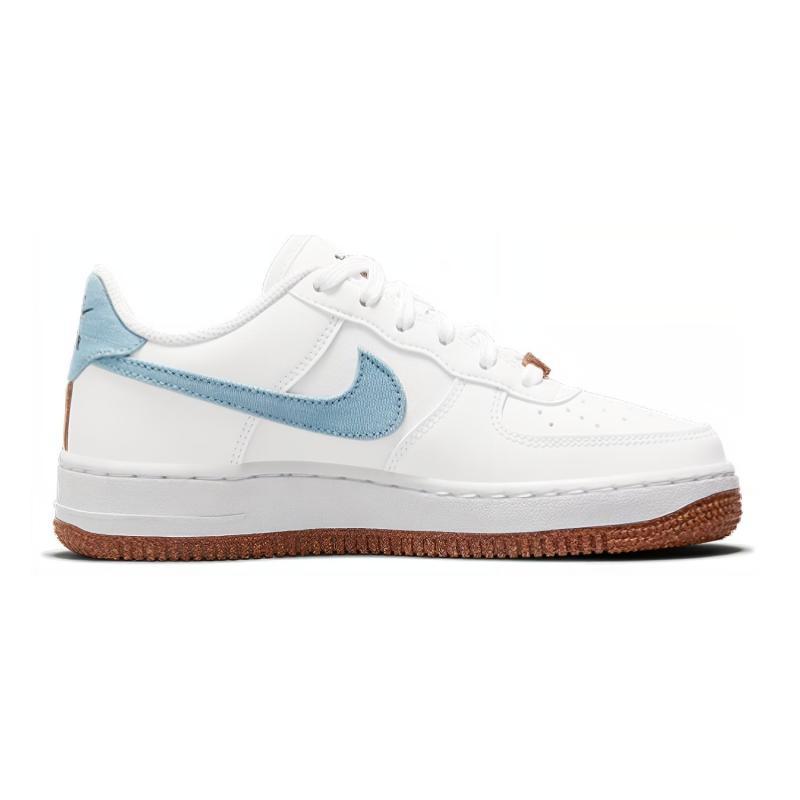 Nike Кроссовки Air Force 1 Low LV8 Indigo Canvas Cork White GS DA3093-100