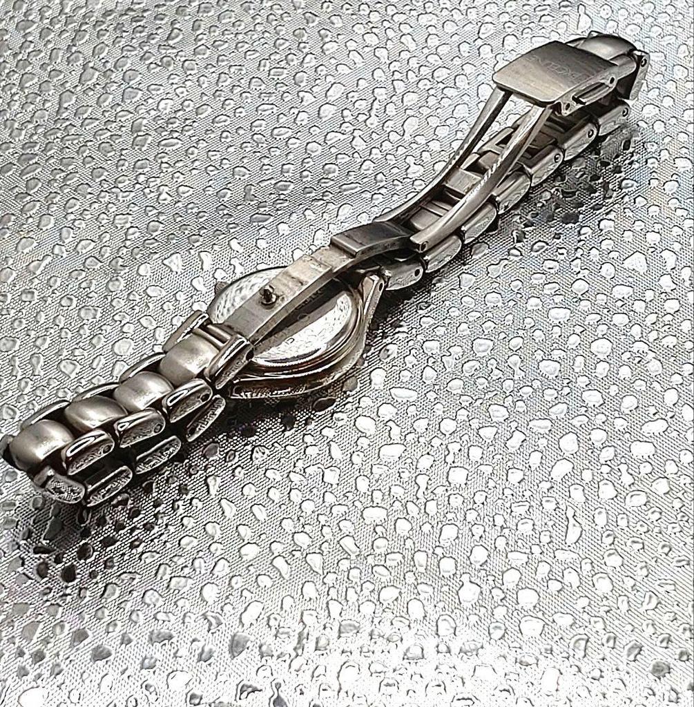 [USED] Seiko Exceline Watch, Small Silver with 4 Diamonds