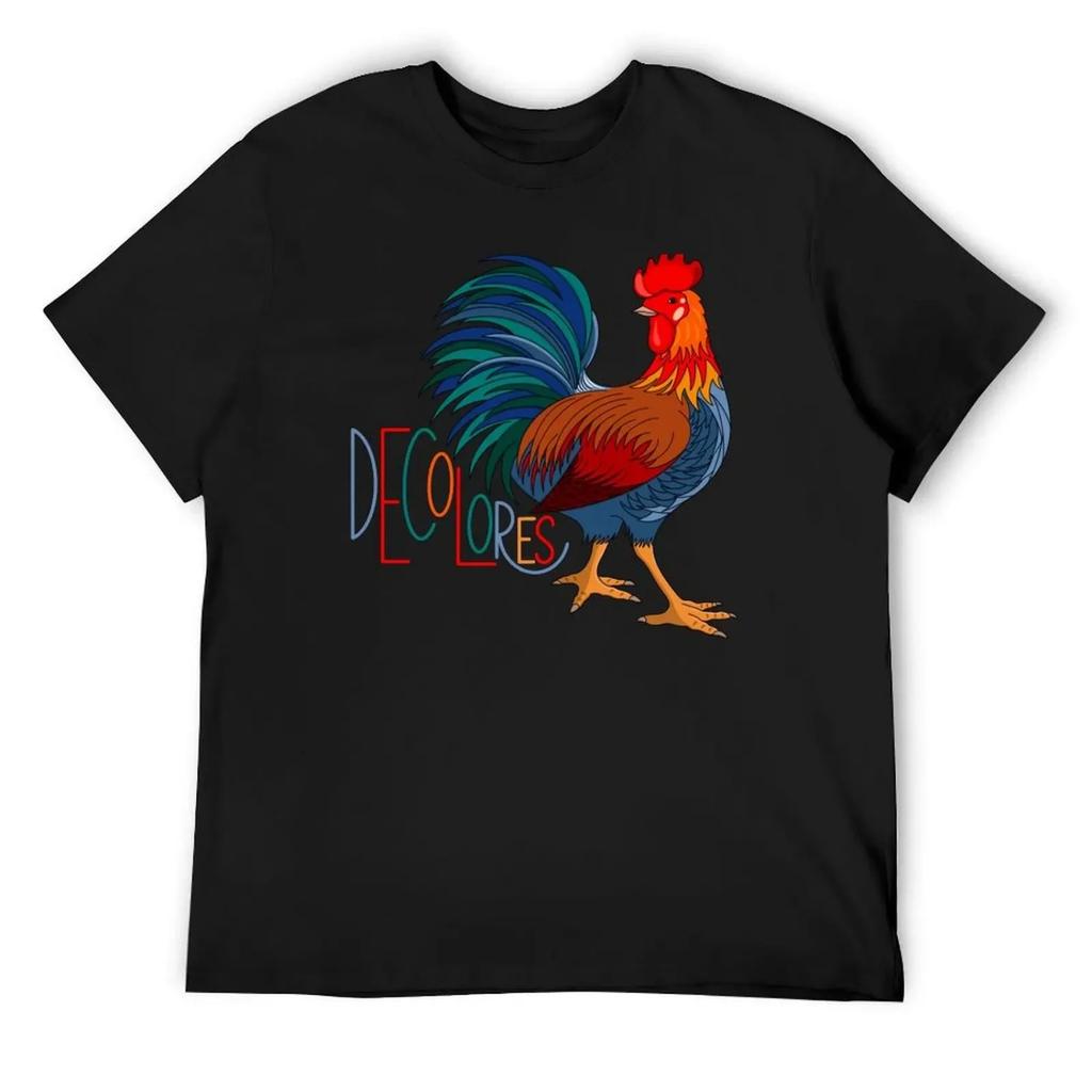 DeColores Cursillo Rooster On Black T-Shirt Aesthetic clothing new edition aesthetic clothes custom t-shirts luxury clothes men