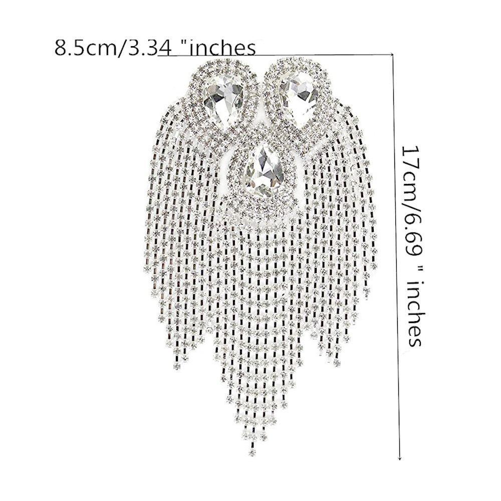 Стразы кисточка эполет булавка бусины плечевые украшения изящная плечевая брошь мужчины женщины