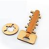Intellectual Educational for Children Adult DIY Wooden Toy Unlock Puzzle Key Classical Funny Lock Toys