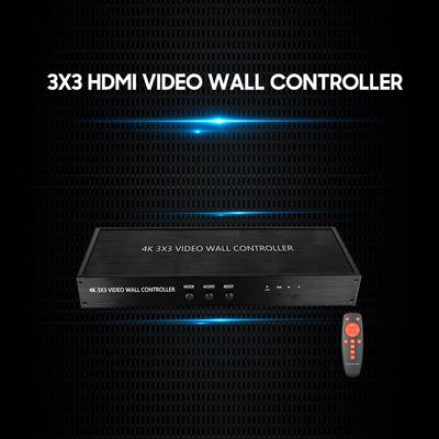 4K 3x3 MI TV Видеостена Контроллер экрана Процессор для сшивания ТВ-дисплея Видеоконтроллер Стена