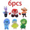 Горячие Плюшевые Куклы Inside Out 2 Плюшевая Игрушка Inside Out Милый Мультяшный Плюшевый Человечек Мягкая Набитая Аниме Периферийные Игрушки Подарки на День Рождения