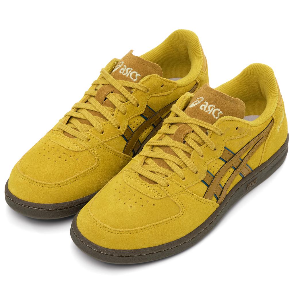 Asics SKYHAND OG Устойчивые к истиранию Низкие кеды для скейтбординга Унисекс Имбирно-желтые 1203A452-750
