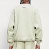 Fear of God Essentials Флисовая толстовка с круглым вырезом FW20 Унисекс Топы Шафранно-зеленый FOG-FW20-302