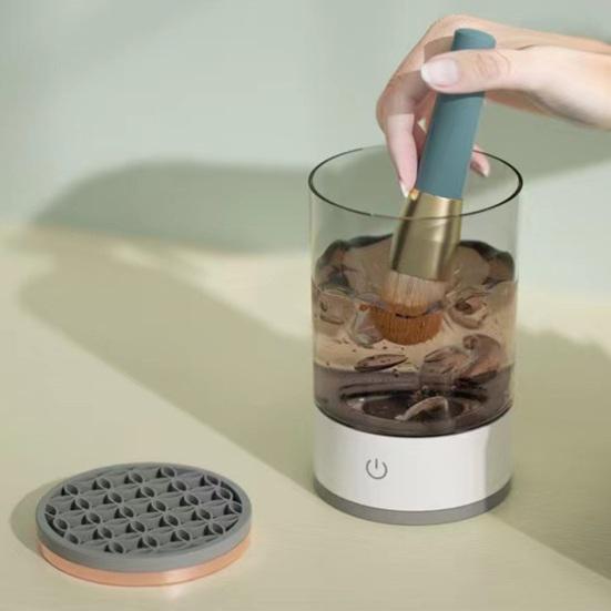 Electric Makeup Brush Cleaner USB Powered 7000RPM Multifunction Automatic Cosmetic Brush Cleaning Machine Dryer Brush Washing Tool Container