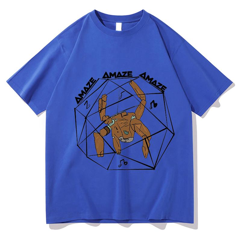Funny Amaze Amaze Amaze Meme TShirts Gift for Birthday Summer Cotton Short Sleeve Soft Male Tshirts Graphic Print Merch Clothes