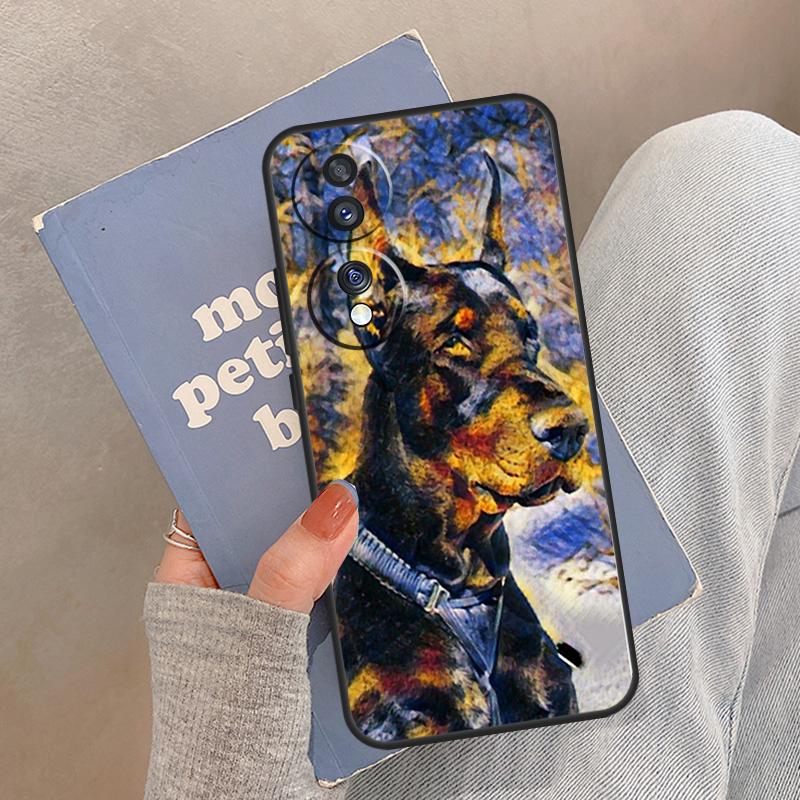 Чехол для телефона Honor с изображением таксы и добермана Для Honor Magic 8 5 6 7 Pro Чехол Для Honor 400 200 Lite 50 70 90 X8a X8b X9a X9b X9c