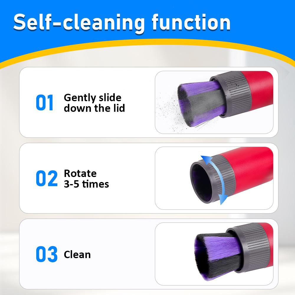 Vacuum Traceless Soft Brush Head Part For Dyson V7 V8 V10 V11 V12 V15 Vacuum Cleaner Universal Suction Head Accessories