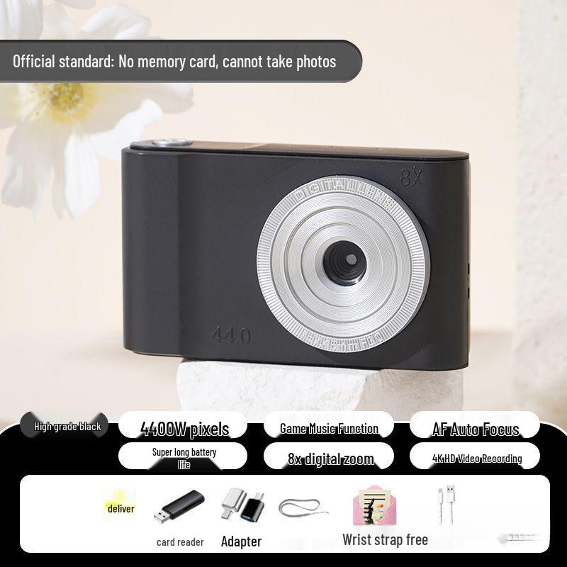 Retro HD Dual-Camera: Cute & Portable Digital Camera for Students and Travelers