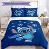 3pcs Stitch Bedding Set Duvet Cover Closure Includes 1 Duvet Cover & 2 Pillowcases, Soft and Comfortable for All Seasons.