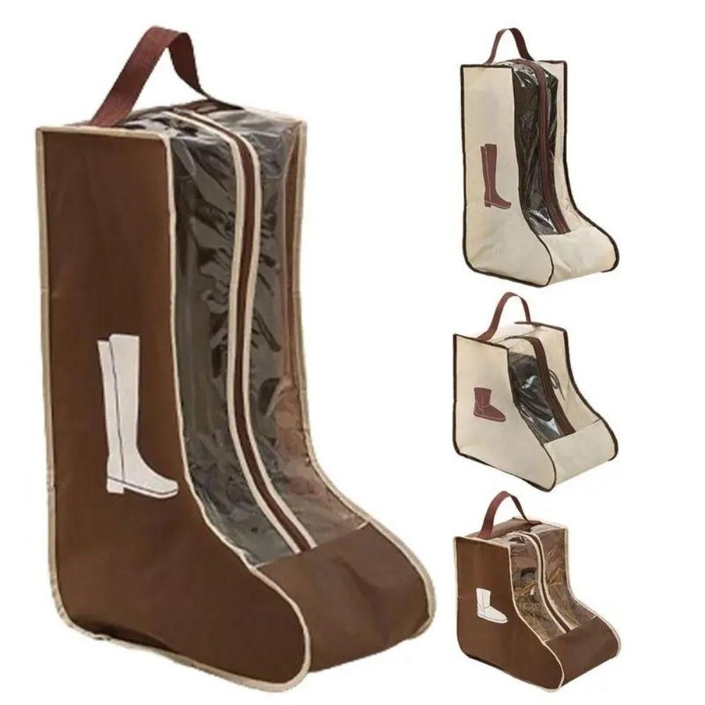 Visible Tall Boot Bag Reusable Boots Protector Pouch Practical Shoe Storage Bag Underbed