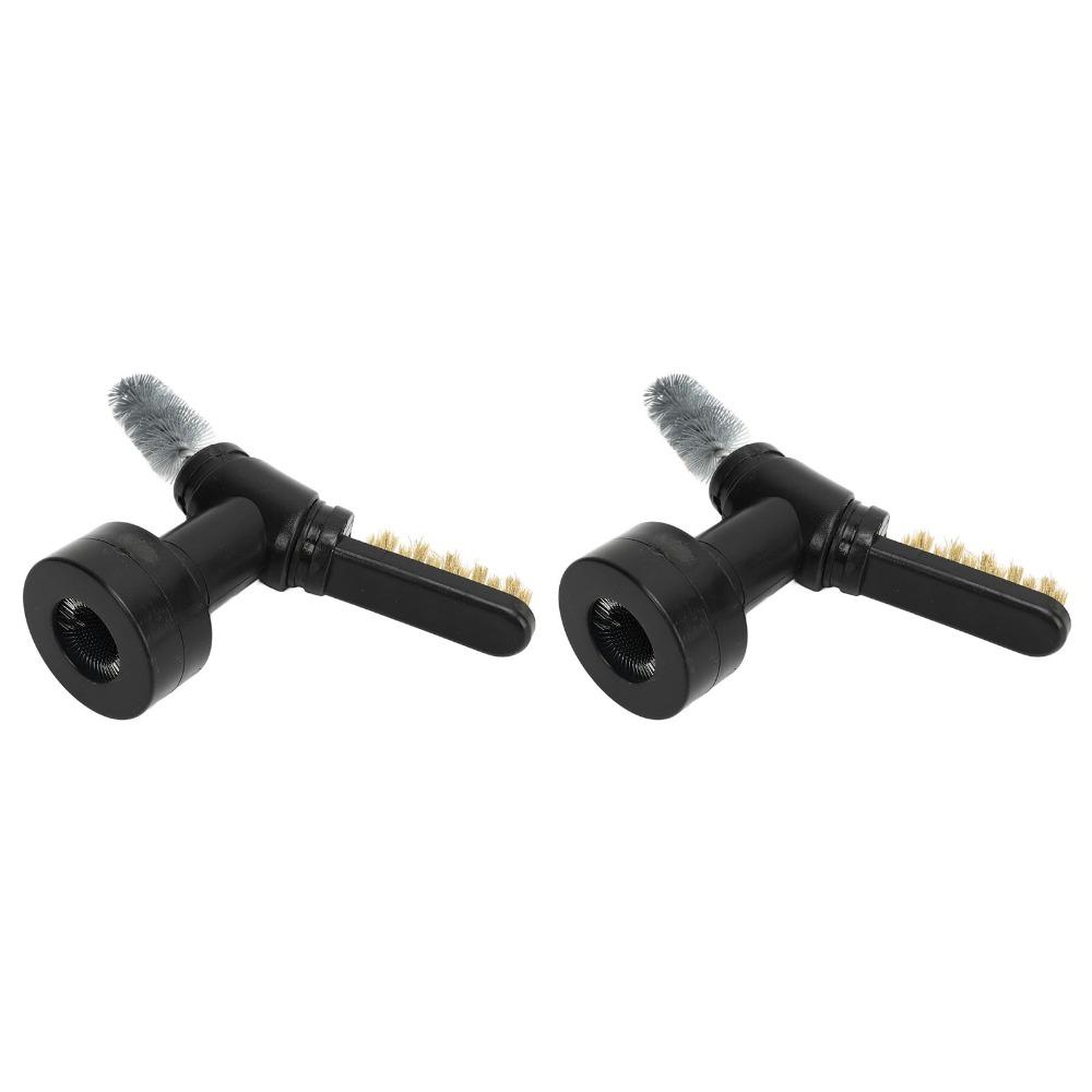 2PCS ABS Handle Battery Terminal Cleaner Aluminum Alloy Rust Removal Tool Maintenance Technician