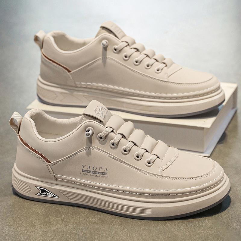 Men'S Shoes Breathable Little White Shoes Men'S Trend Non-Slip One-Pedal Sports And Leisure Board Shoes Trendy Shoes