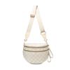 Checkered Crossbody Sling Bag Multi-Pocket Chest Purse with Adjustable Wide Strap for Outdoor Travel and Daily Use