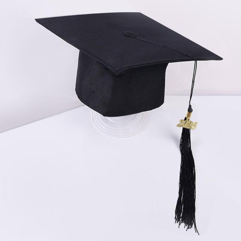 Выпускные шапочки и брошь-лента для выпускного 2026 года для старшей школы, колледжа, бакалавров, 2 шт. Поздравляем, принадлежности для вечеринки выпускников